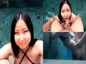 MsBreewc Chindo Sepong Kontol Kolam Renang Brutal